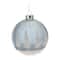 4" Frosted Forest & Village Glass Ball Ornament Set